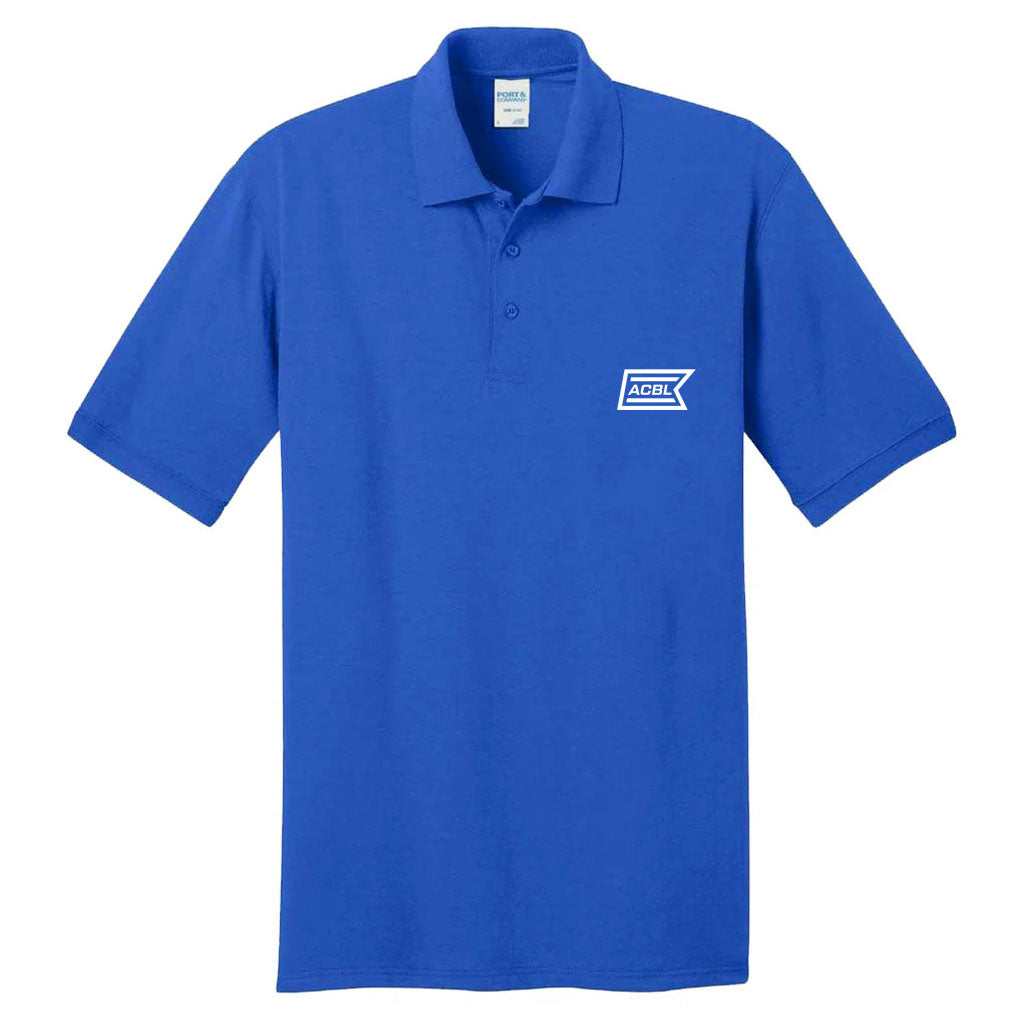 Port & Company Men's Royal Core Blend Jersey Knit Pocket Polo
