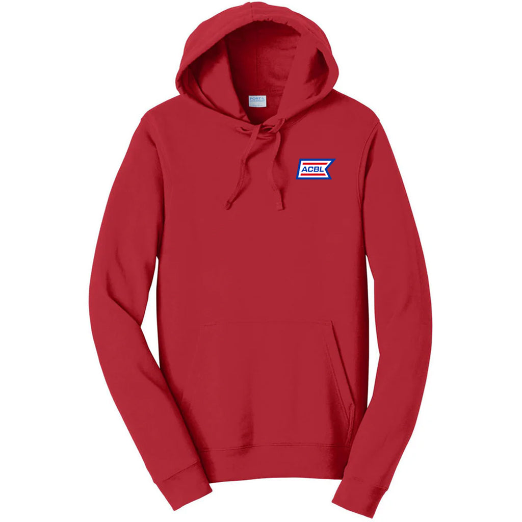 Port & Company Men's Team Cardinal Fan Favorite Fleece Pullover Hooded Sweatshirt