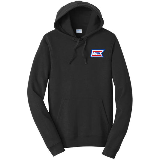 Port & Company Men's Jet Black Fan Favorite Fleece Pullover Hooded Sweatshirt