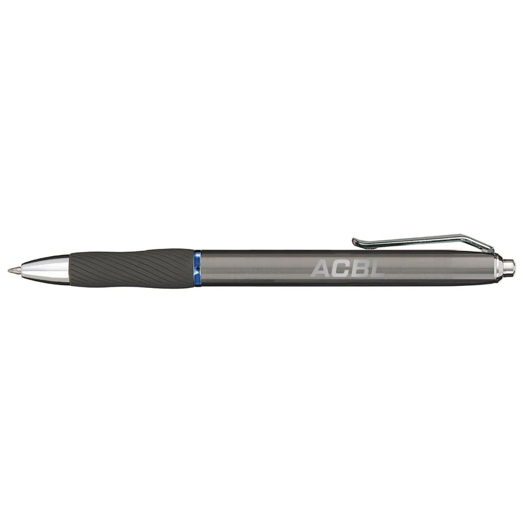 Sharpie Royal Blue S-Gel Metal Gunmetal Barrel Pen