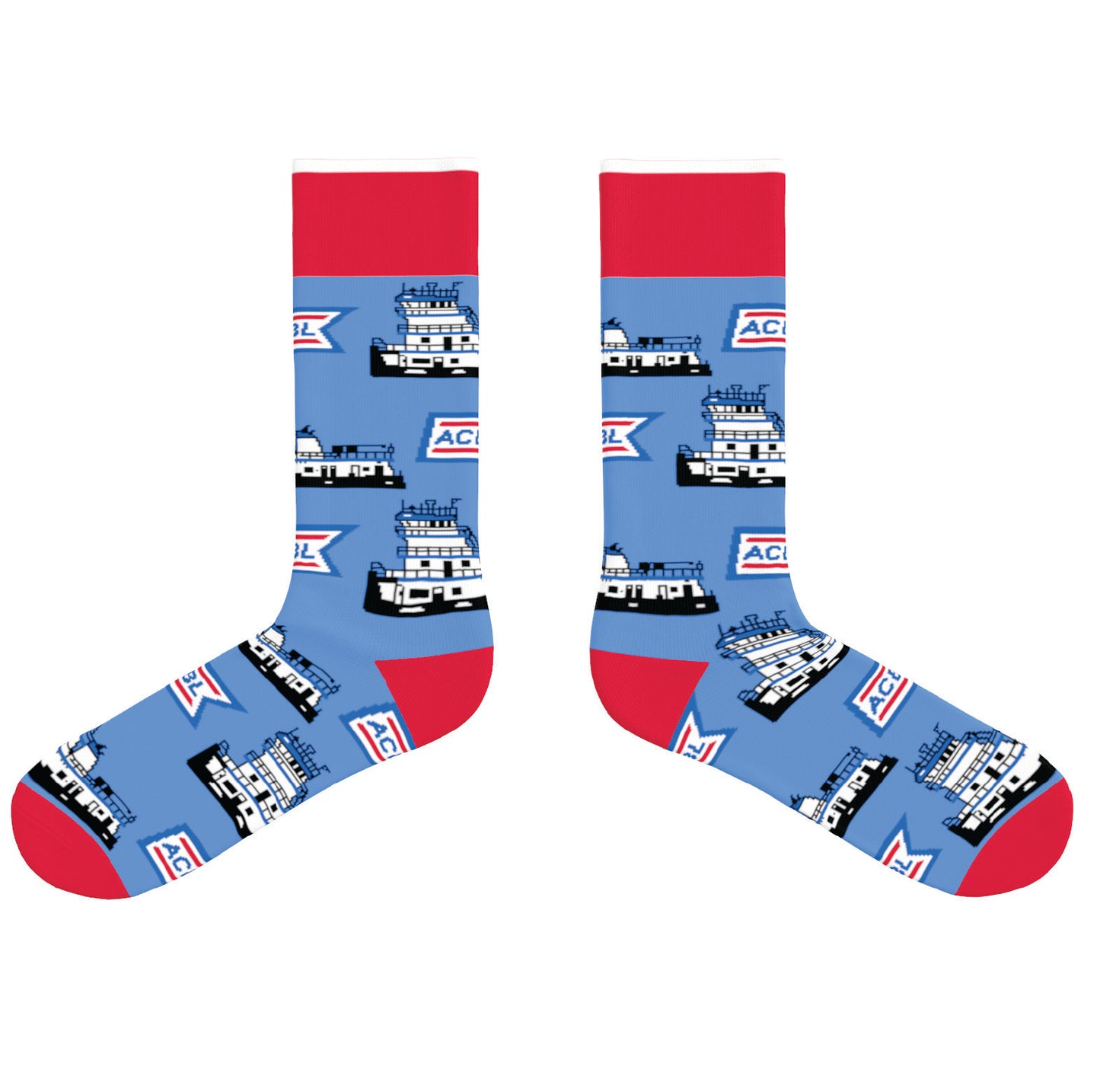 ACBL Sock Club Custom Cotton Crew: Flagship
