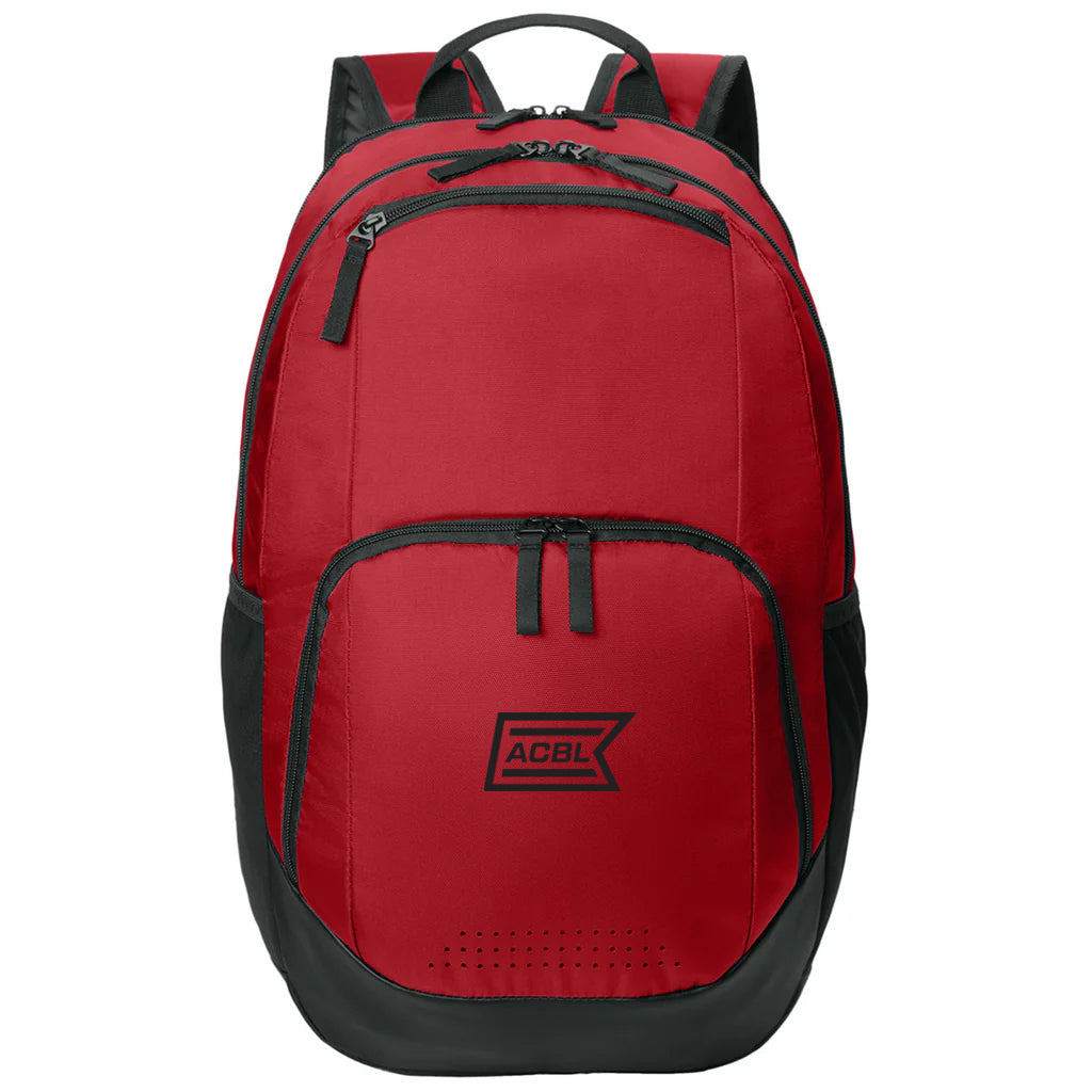 Sport-Tek Deep Red Rec Backpack – Merchology ACBL