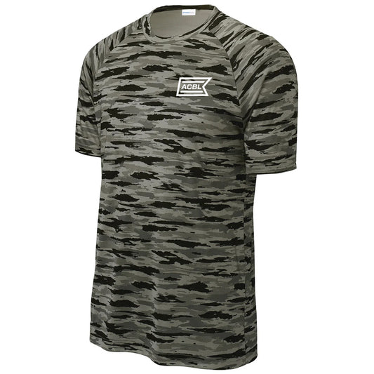 Sport-Tek Men's Black Drift Camo Tee