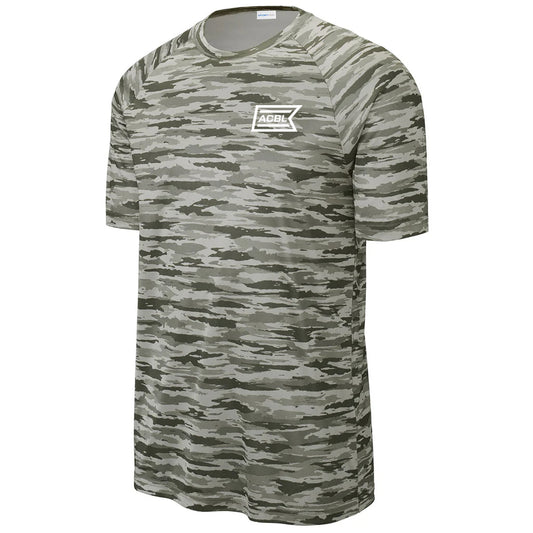 Sport-Tek Men's Silver Drift Camo Tee