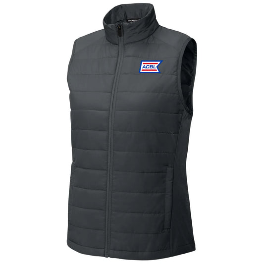 Sport-Tek Women's Iron Grey Teknical Hybrid Vest