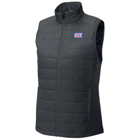 Sport-Tek Women's Iron Grey Teknical Hybrid Vest