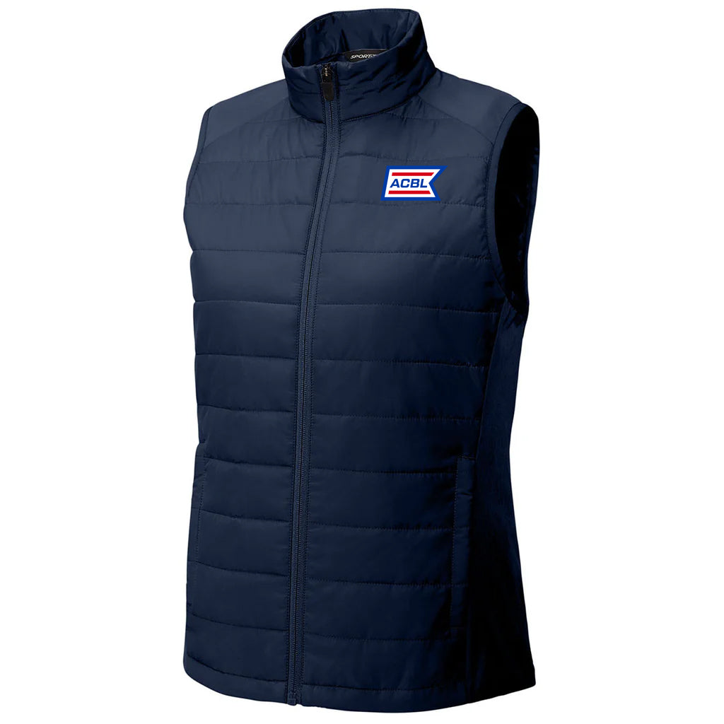 Sport-Tek Women's True Navy Teknical Hybrid Vest