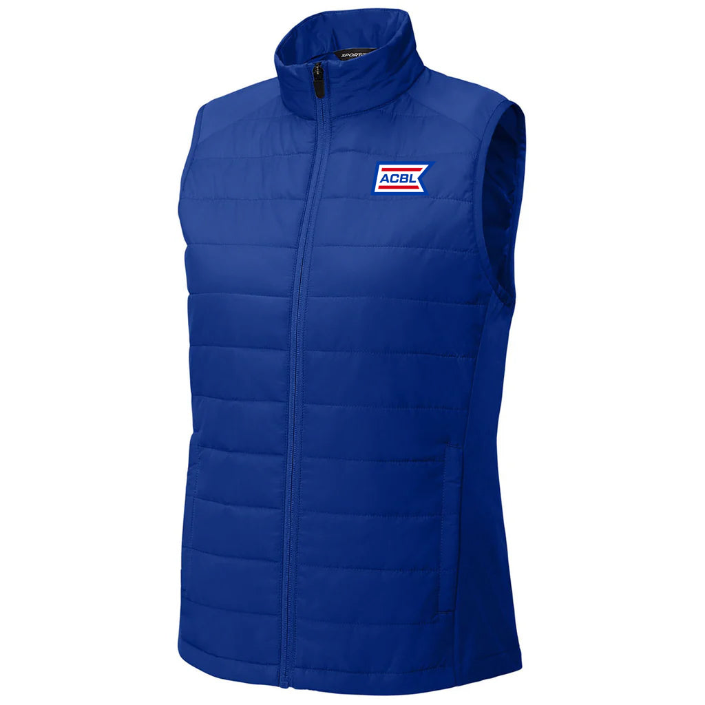 Sport-Tek Women's True Royal Teknical Hybrid Vest