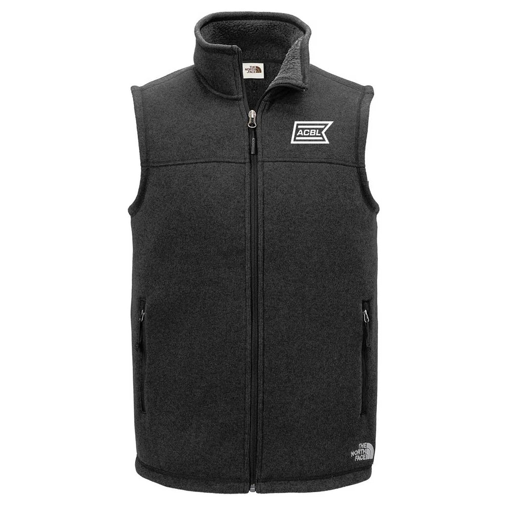 The North Face Men's Black Heather Sweater Fleece Vest
