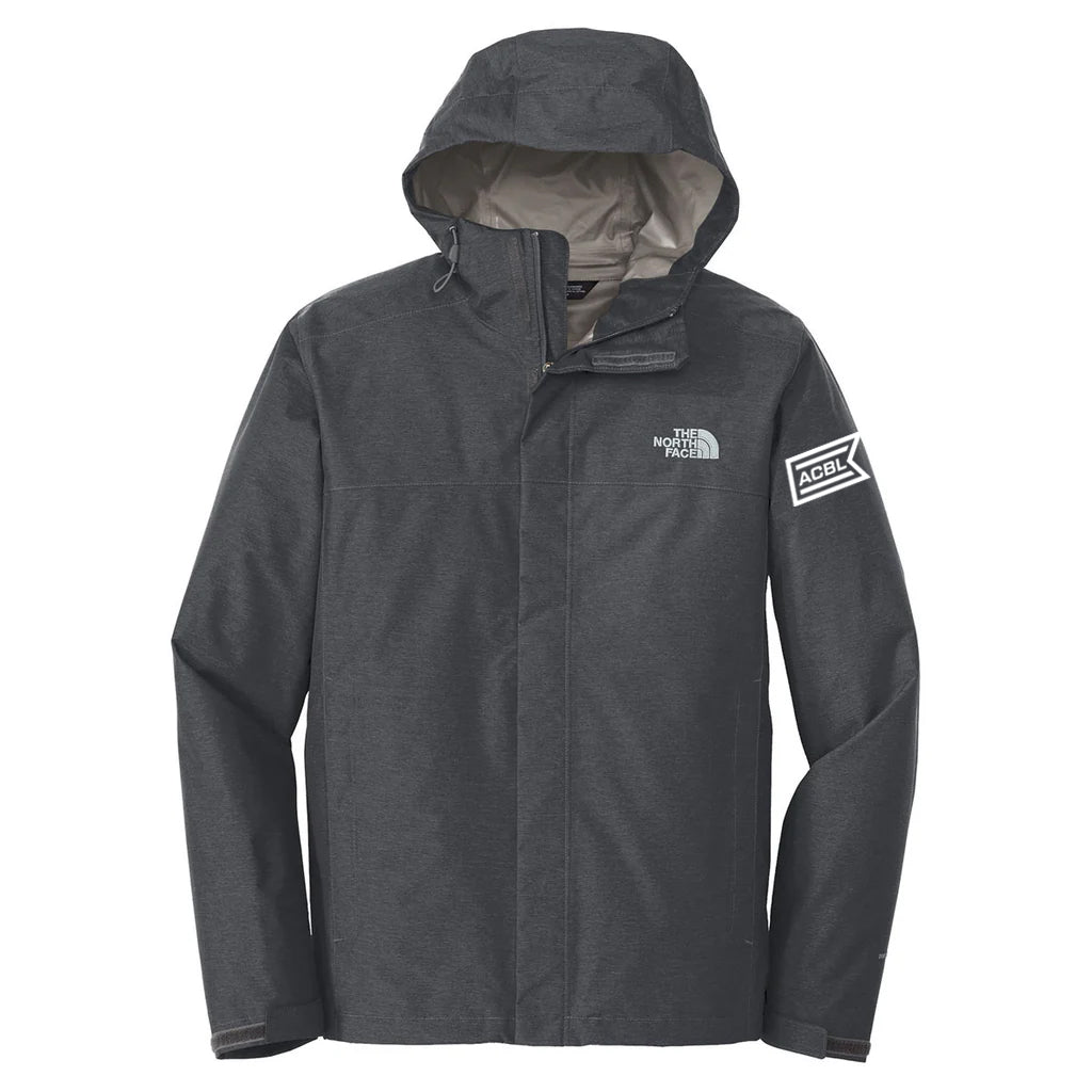 The North Face Men's Dark Grey Heather DryVent Rain Jacket