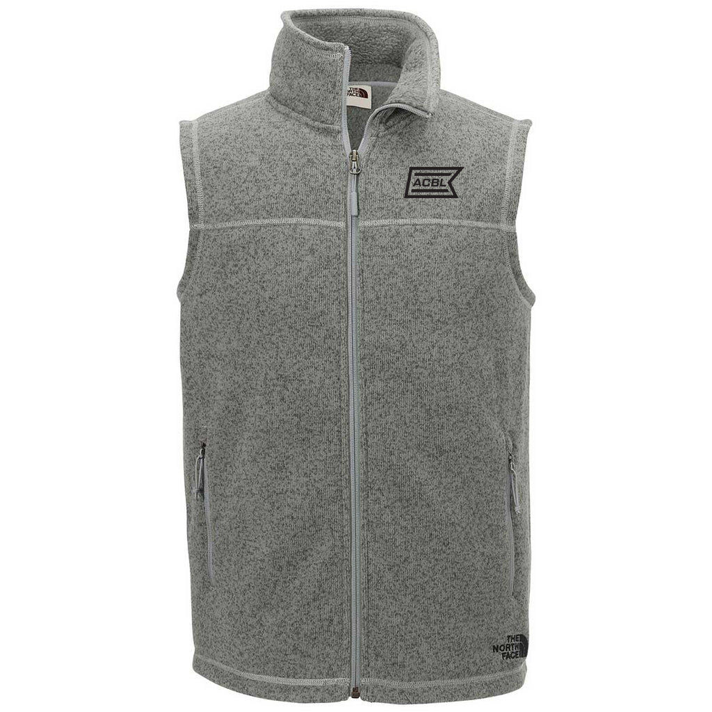 The North Face Men's Medium Grey Heather Sweater Fleece Vest