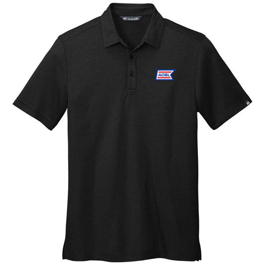TravisMathew Men's Black Coto Performance Polo