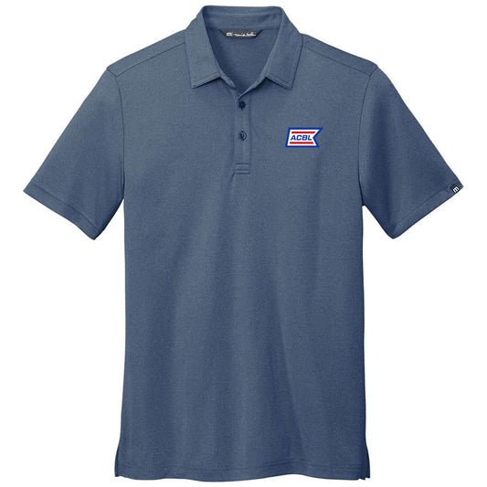 TravisMathew Men's Vintage Indigo/Black Coto Performance Polo