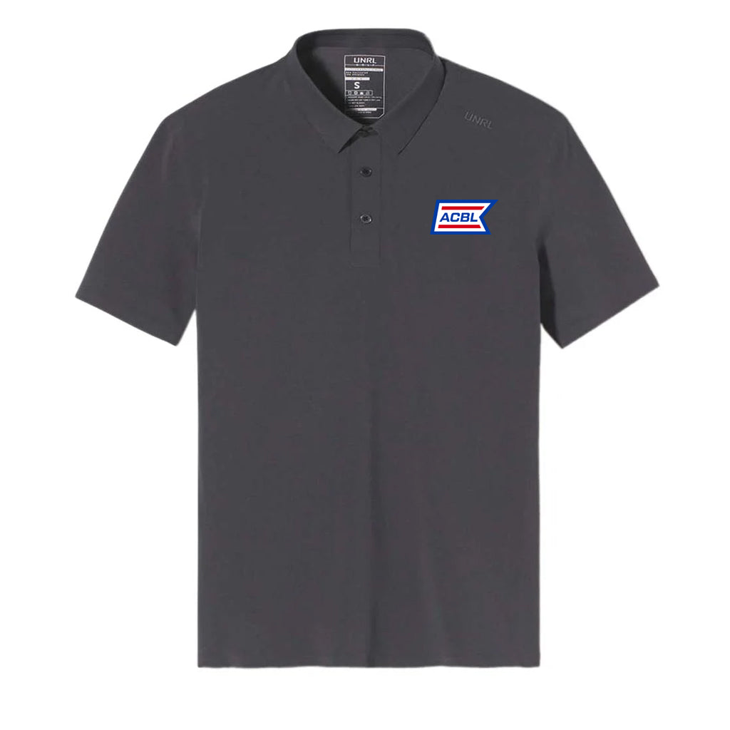 UNRL Men's Gunmetal Legend Polo