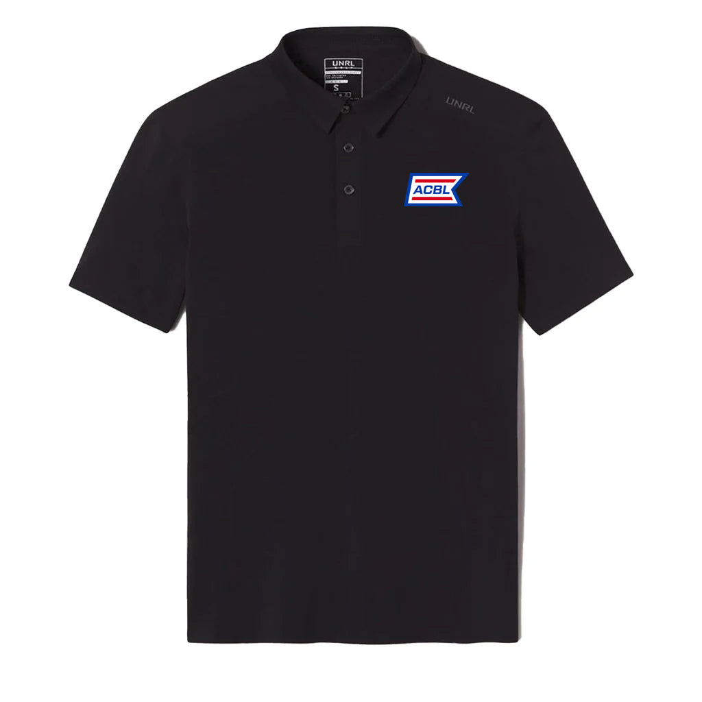 UNRL Men's Matte Black Legend Polo
