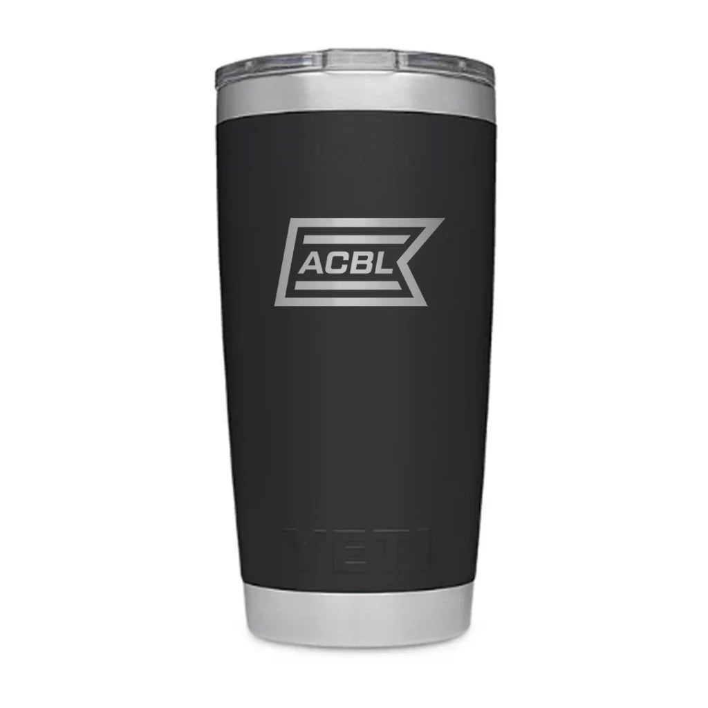YETI Black Rambler 20 oz. Tumbler