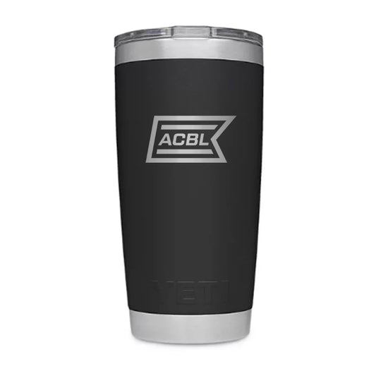 YETI Black Rambler 20 oz. Tumbler