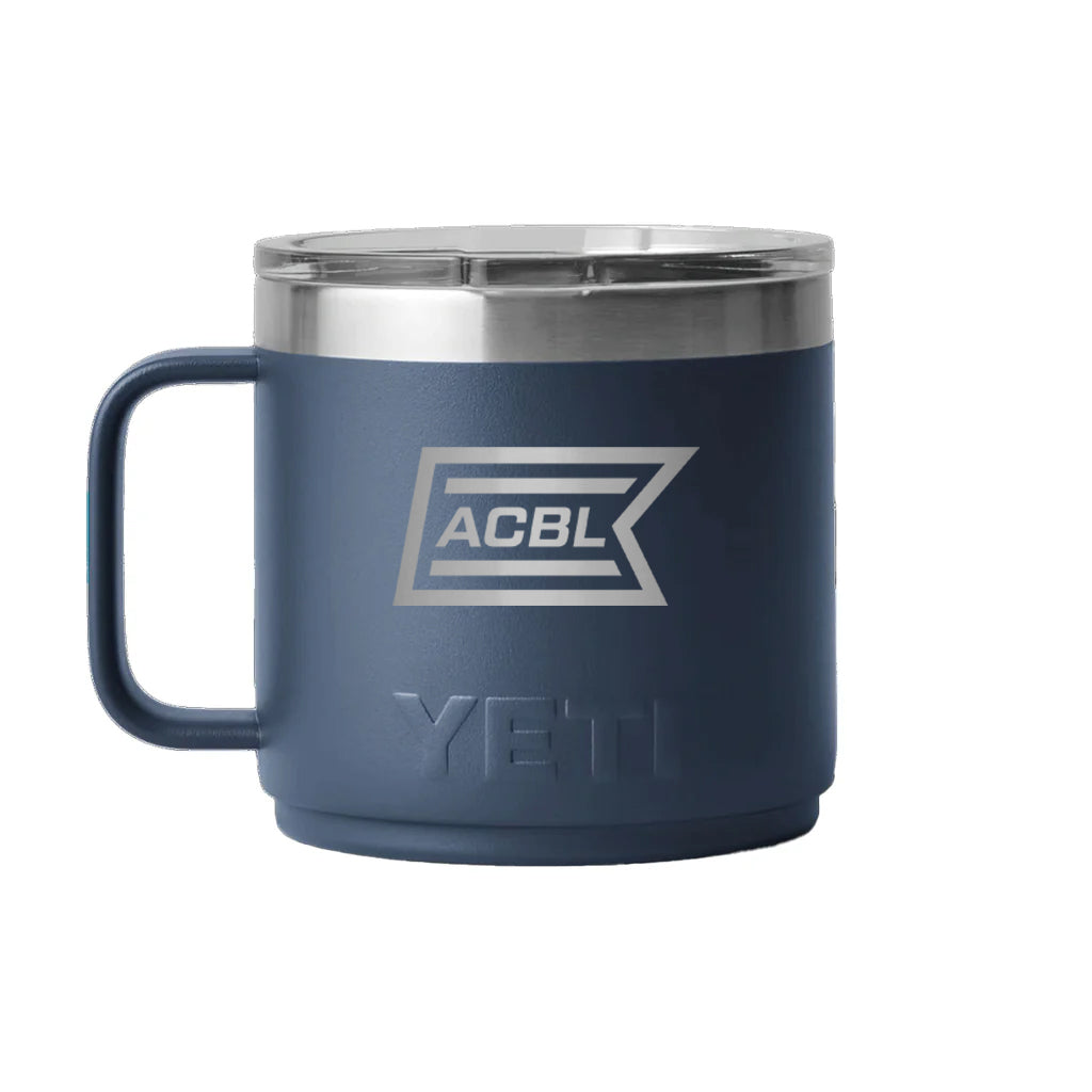 YETI Navy Rambler 14 oz Stackable Mug