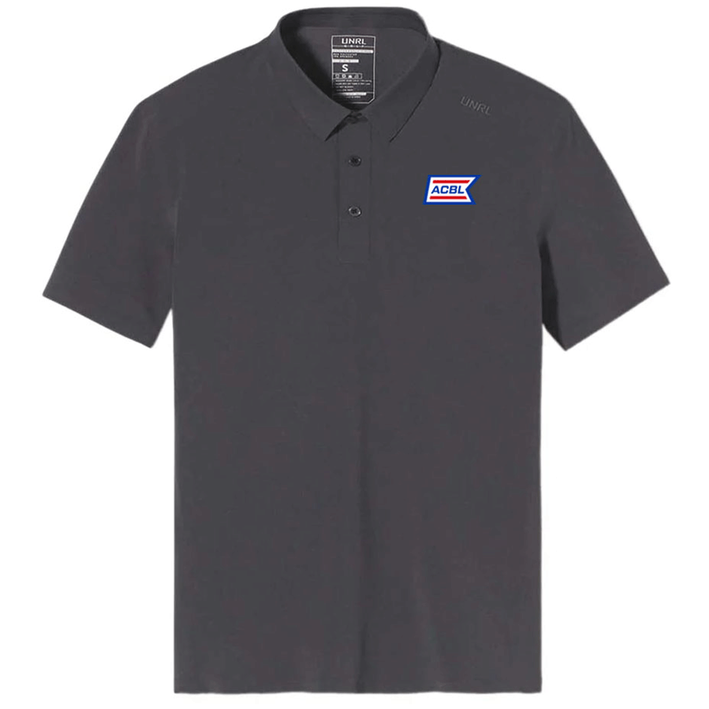 UNRL Men's Gunmetal Legend Polo
